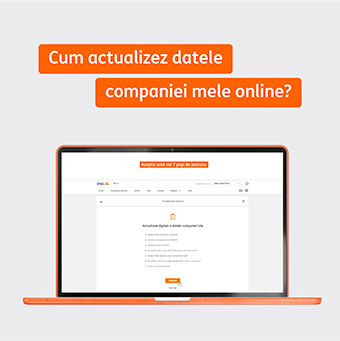 Actualizarea datelor companiei 100% online, în ING Business web
