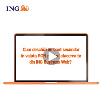 Cum deschizi un cont secundar în valuta RON pentru afacerea ta din ING Business Web