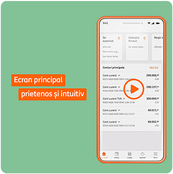 ING Homebank ascunde - afiseaza sold